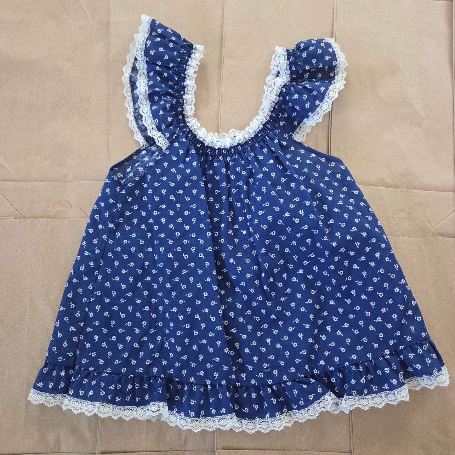 70s/80s Vintage Floral Tunic kids 6