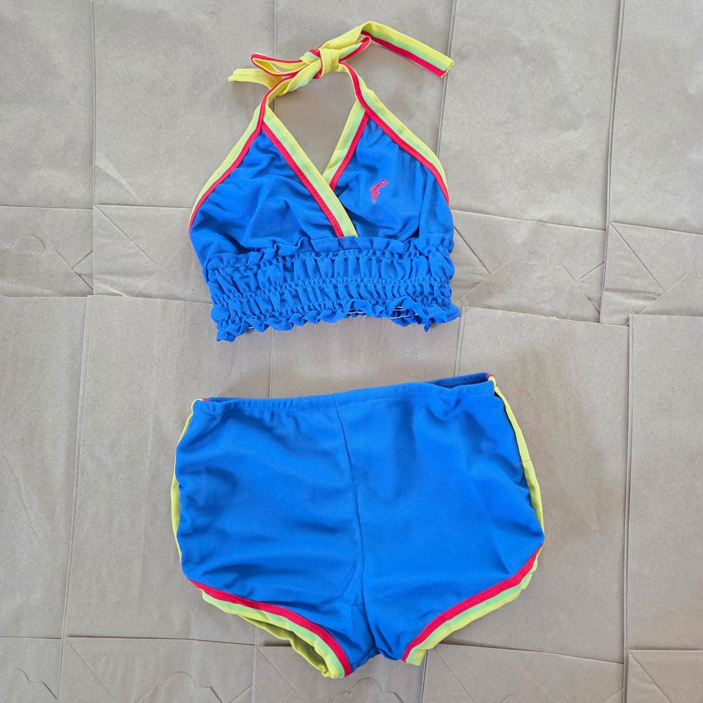 80s Vintage 2-Piece Swimsuit kids 7