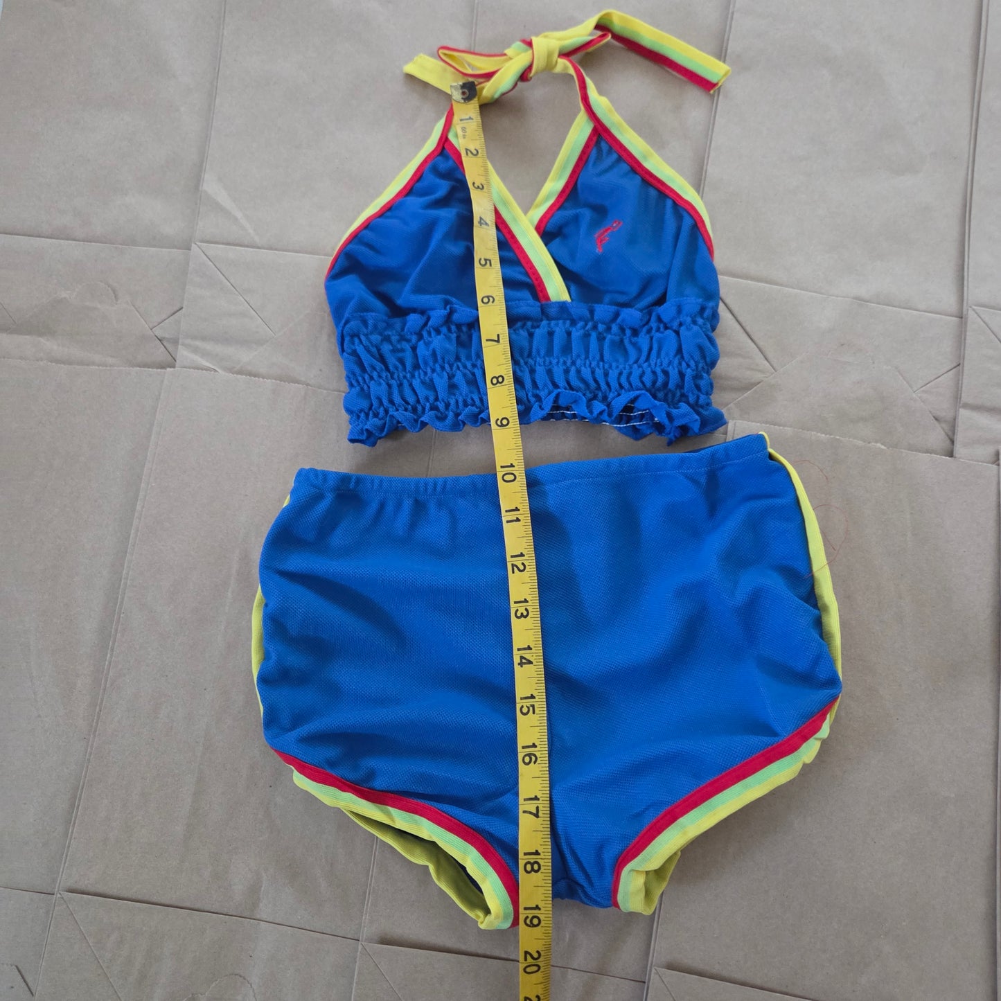 80s Vintage 2-Piece Swimsuit kids 7