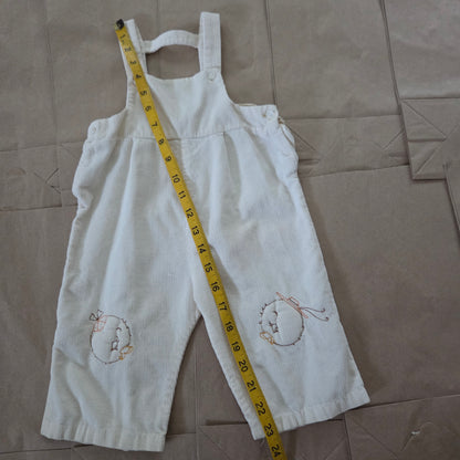 50s/60s Vintage Ducks Overalls 6-9 months