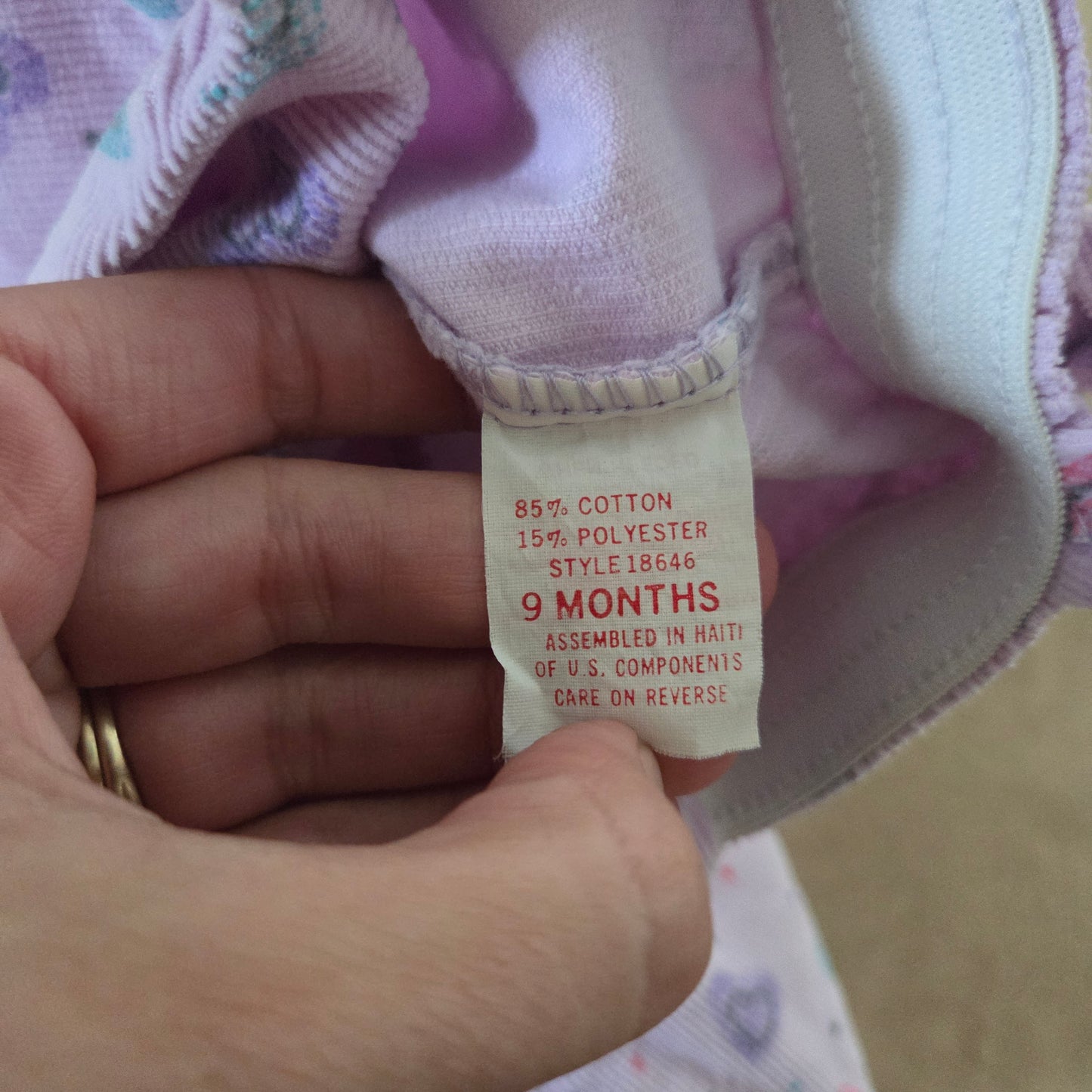 80s Vintage Heart Overalls 6 months