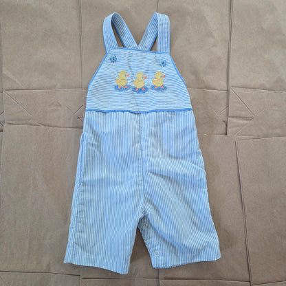 80s Vintage Healthtex Ducks Overalls 3-6 months