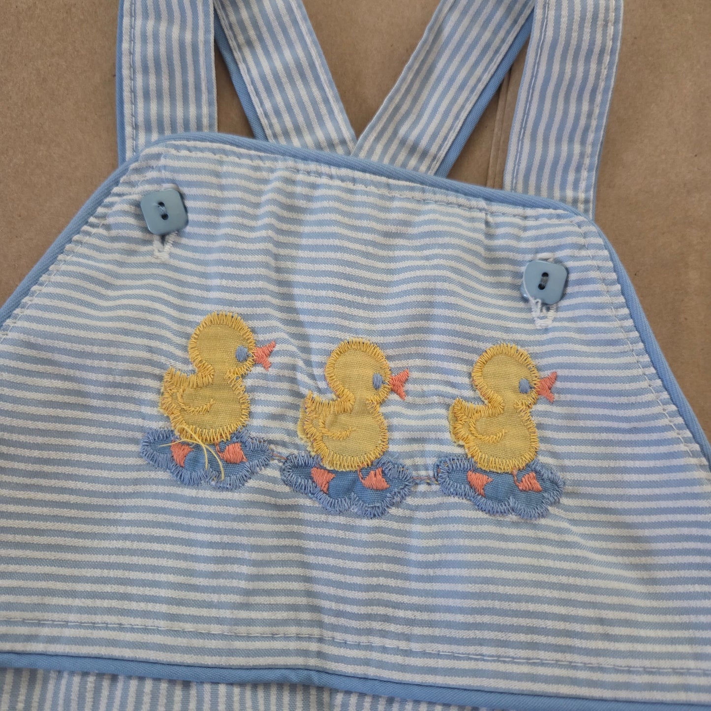 80s Vintage Healthtex Ducks Overalls 3-6 months