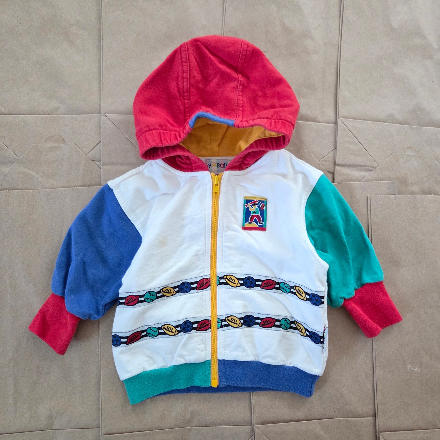 90s Vintage Gymboree Color Block Sweater 6-9 months
