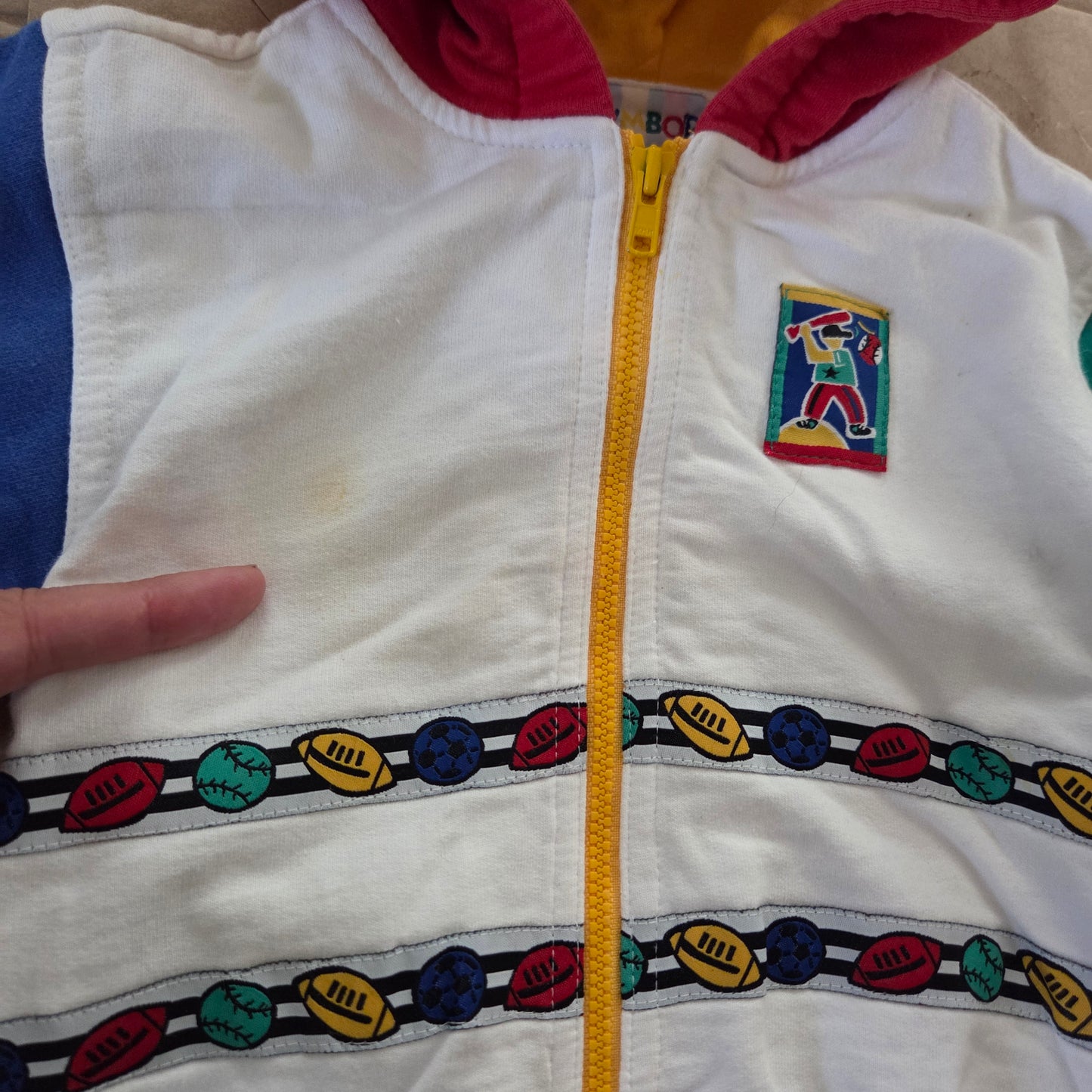 90s Vintage Gymboree Color Block Sweater 6-9 months