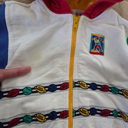 90s Vintage Gymboree Color Block Sweater 6-9 months