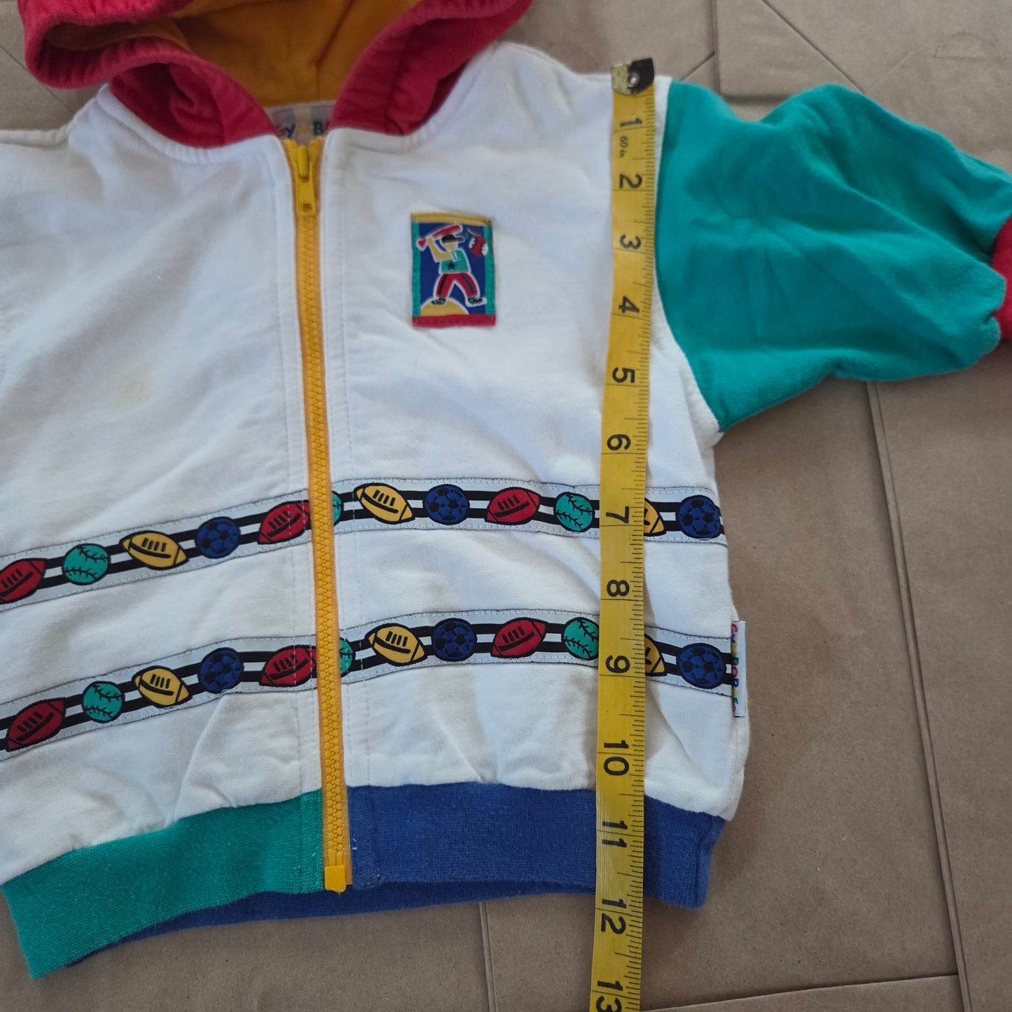 90s Vintage Gymboree Color Block Sweater 6-9 months