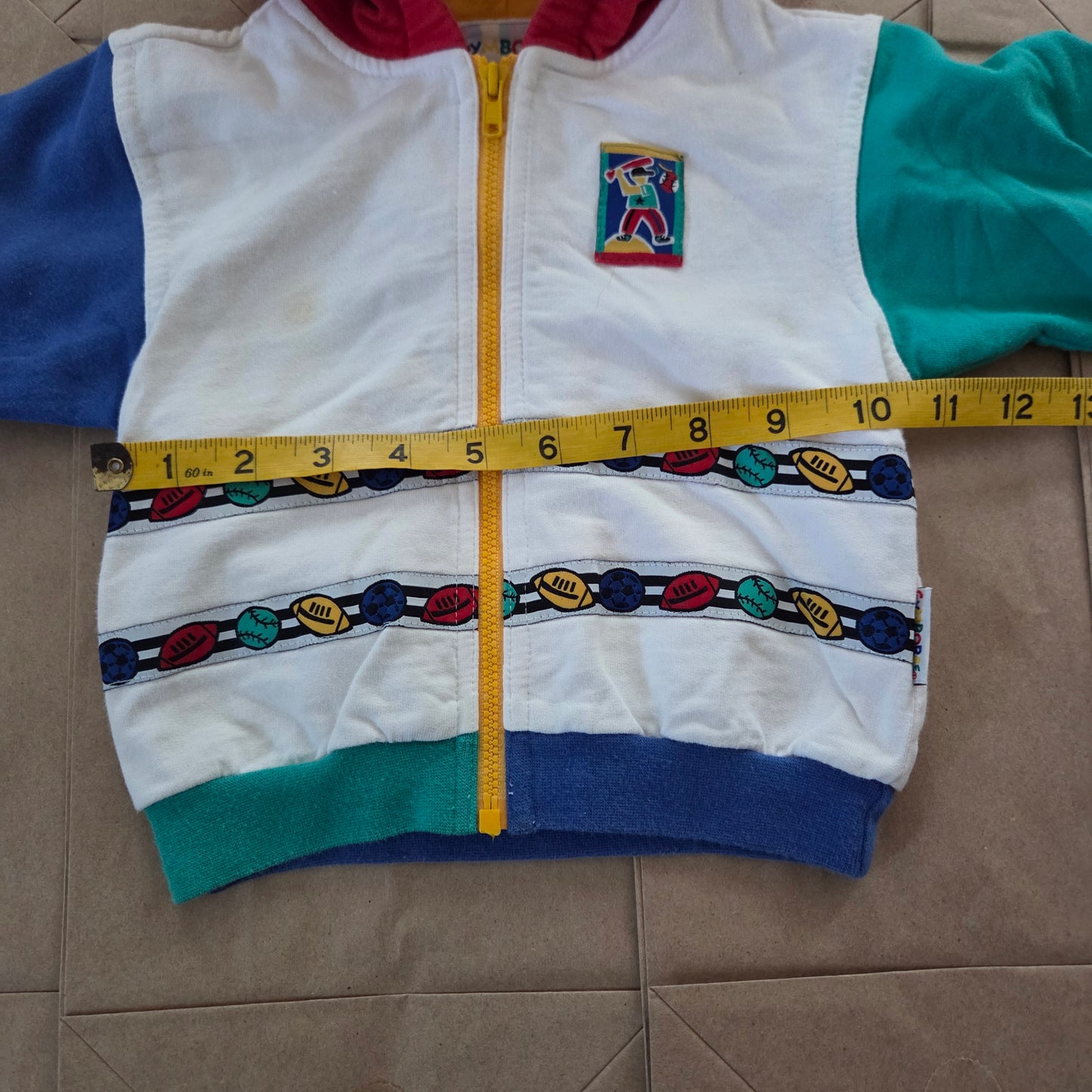 90s Vintage Gymboree Color Block Sweater 6-9 months